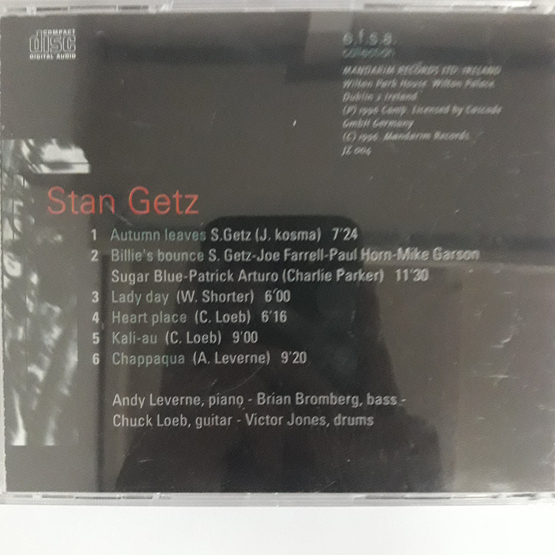 ซีดี Stan Getz - Jazz Masters (100 Ans De Jazz) (CD) (VG)