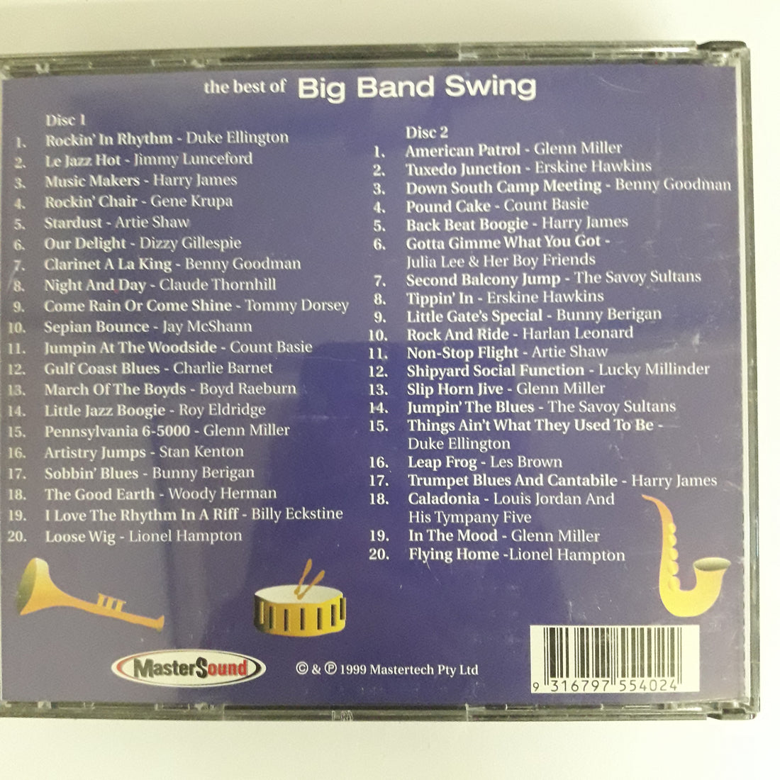 ซีดี Various - The Best Of Big Band Swing (CD) (VG+) (2CDs)