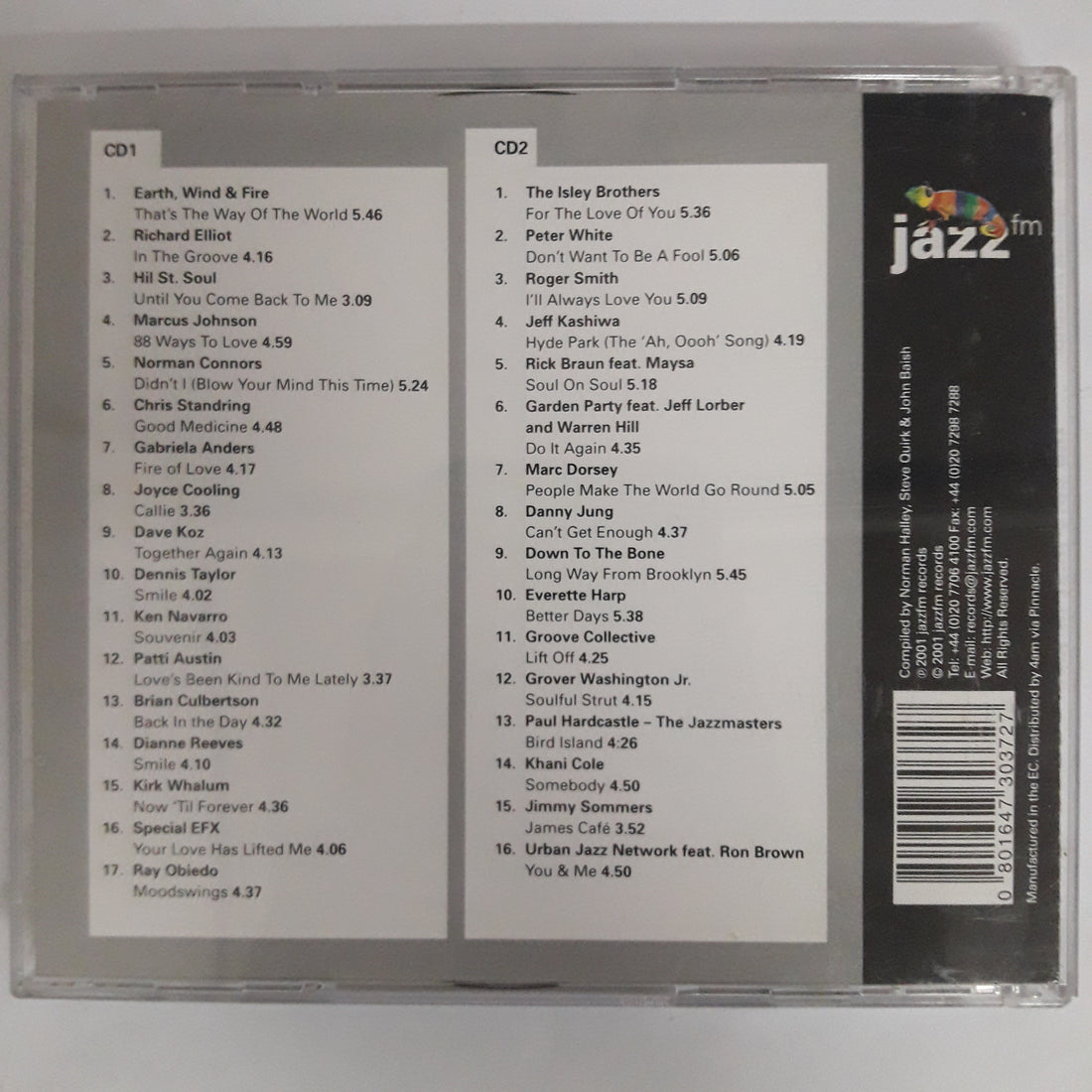 ซีดี Various - Jazzᶠᵐ Records Presents ... The Very Best Of Jazzᶠᵐ (CD) (VG+) (2CDs)