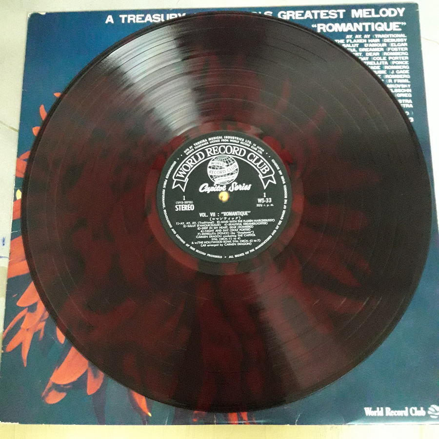 แผ่นเสียง Various - A Treasury Of World's Greatest Melody Romantique (Vinyl) (VG+) (แผ่นสี)