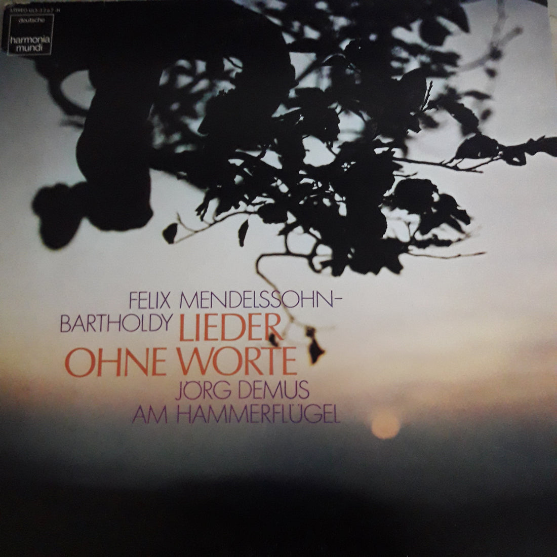 แผ่นเสียง Felix Mendelssohn Bartholdy - Lieder Ohne Worte (Vinyl) (VG+)