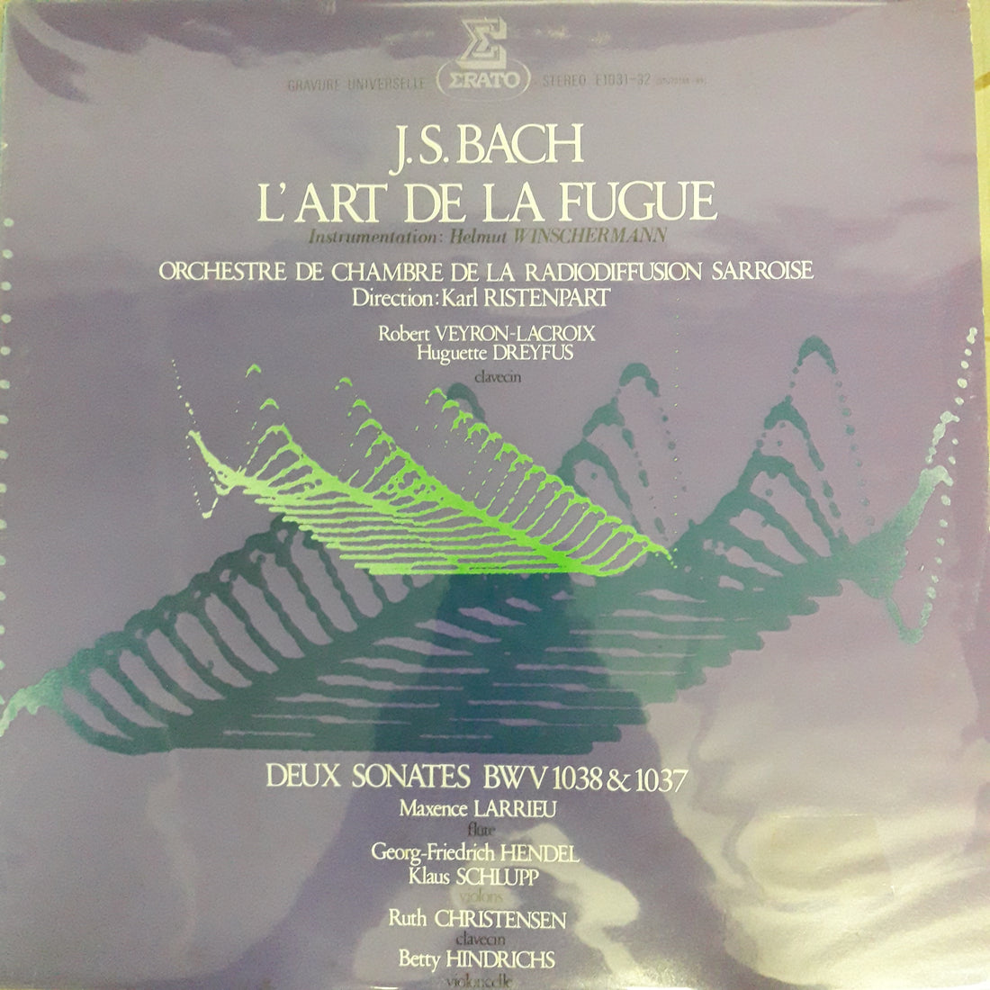 แผ่นเสียง J.S Bach - L'Art De La Fugue (Vinyl) (VG+) (2LPs)