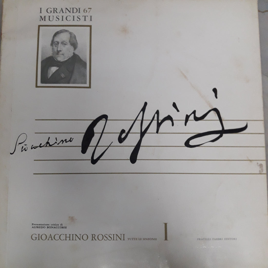 แผ่นเสียง Various - Gioacchino Rossini - I Grandi 67 Musicisti (Vinyl) (VG+)