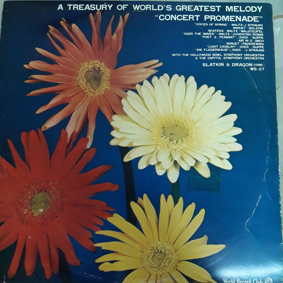 แผ่นเสียง Various - A TREASURE OF WORLD' S GREATEST MELODY "Concert Promenade" (Vinyl) (VG+) (แผ่นสี)