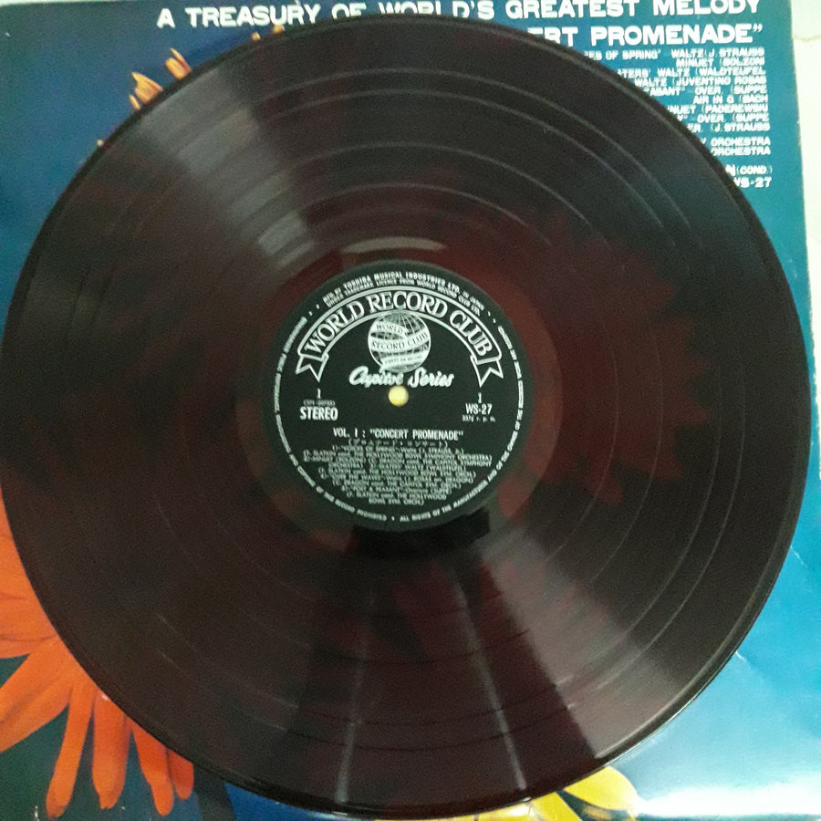 แผ่นเสียง Various - A TREASURE OF WORLD' S GREATEST MELODY "Concert Promenade" (Vinyl) (VG+) (แผ่นสี)