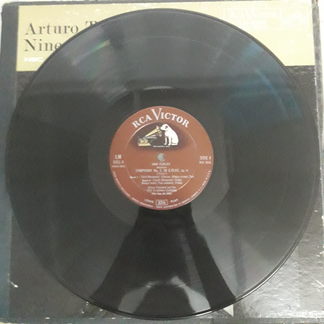 แผ่นเสียง Arturo Toscanini - Nine Beethoven Symphonies (Vinyl) (VG+) (7LPs)