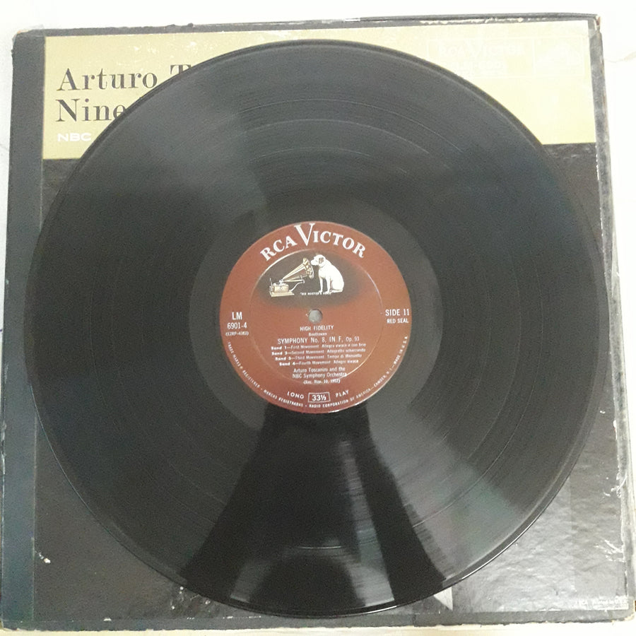 แผ่นเสียง Arturo Toscanini - Nine Beethoven Symphonies (Vinyl) (VG+) (7LPs)