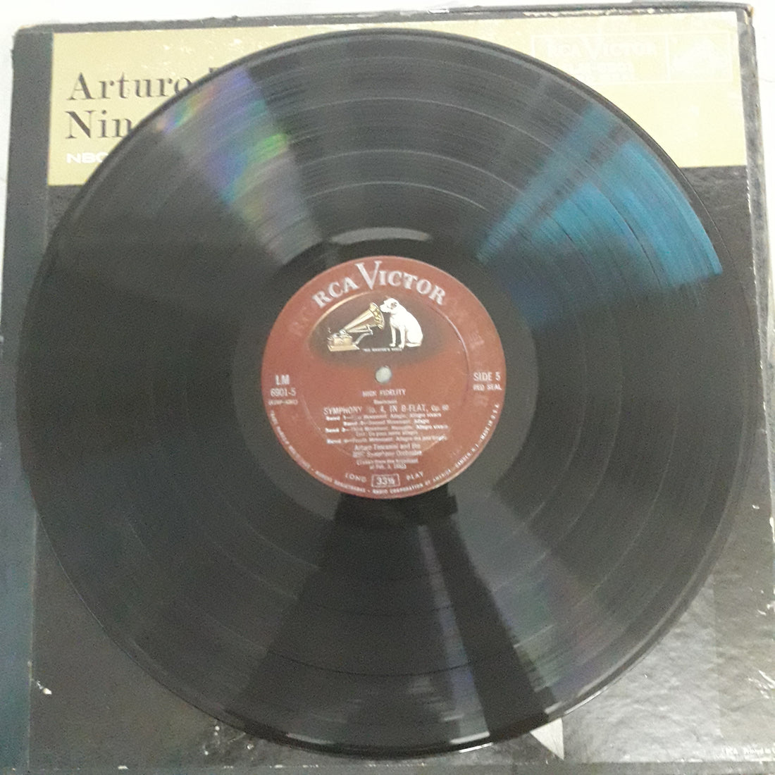 แผ่นเสียง Arturo Toscanini - Nine Beethoven Symphonies (Vinyl) (VG+) (7LPs)