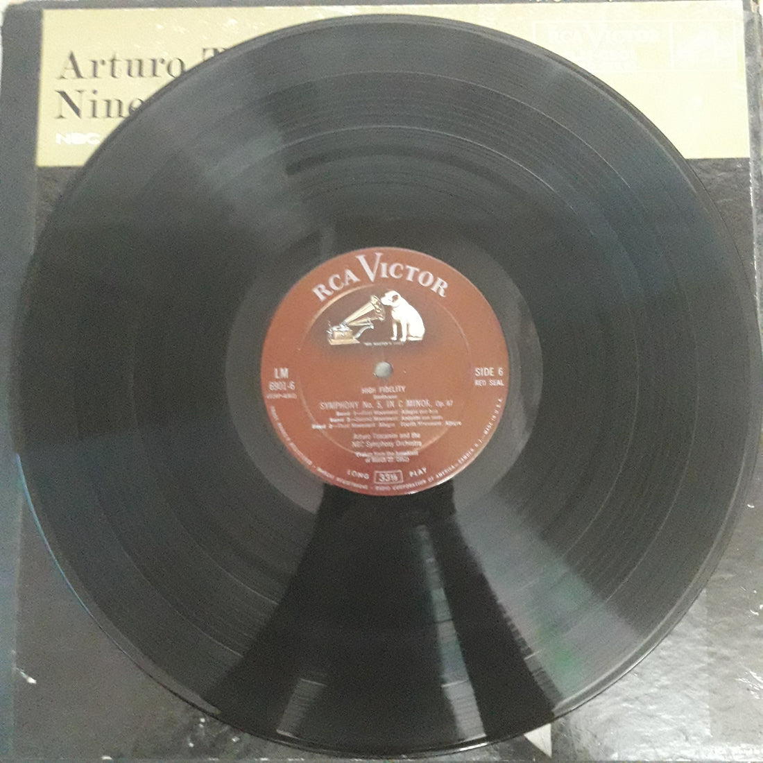 แผ่นเสียง Arturo Toscanini - Nine Beethoven Symphonies (Vinyl) (VG+) (7LPs)