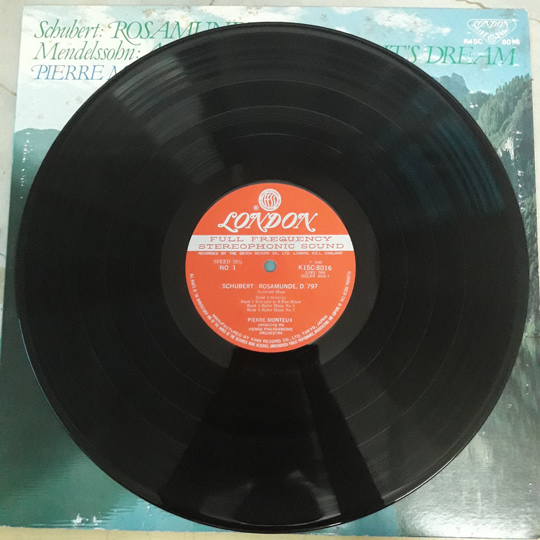 แผ่นเสียง Various - Schubert - Rosamunde Mendelssohn A Midsummer Night's Dream (Vinyl) (VG+)