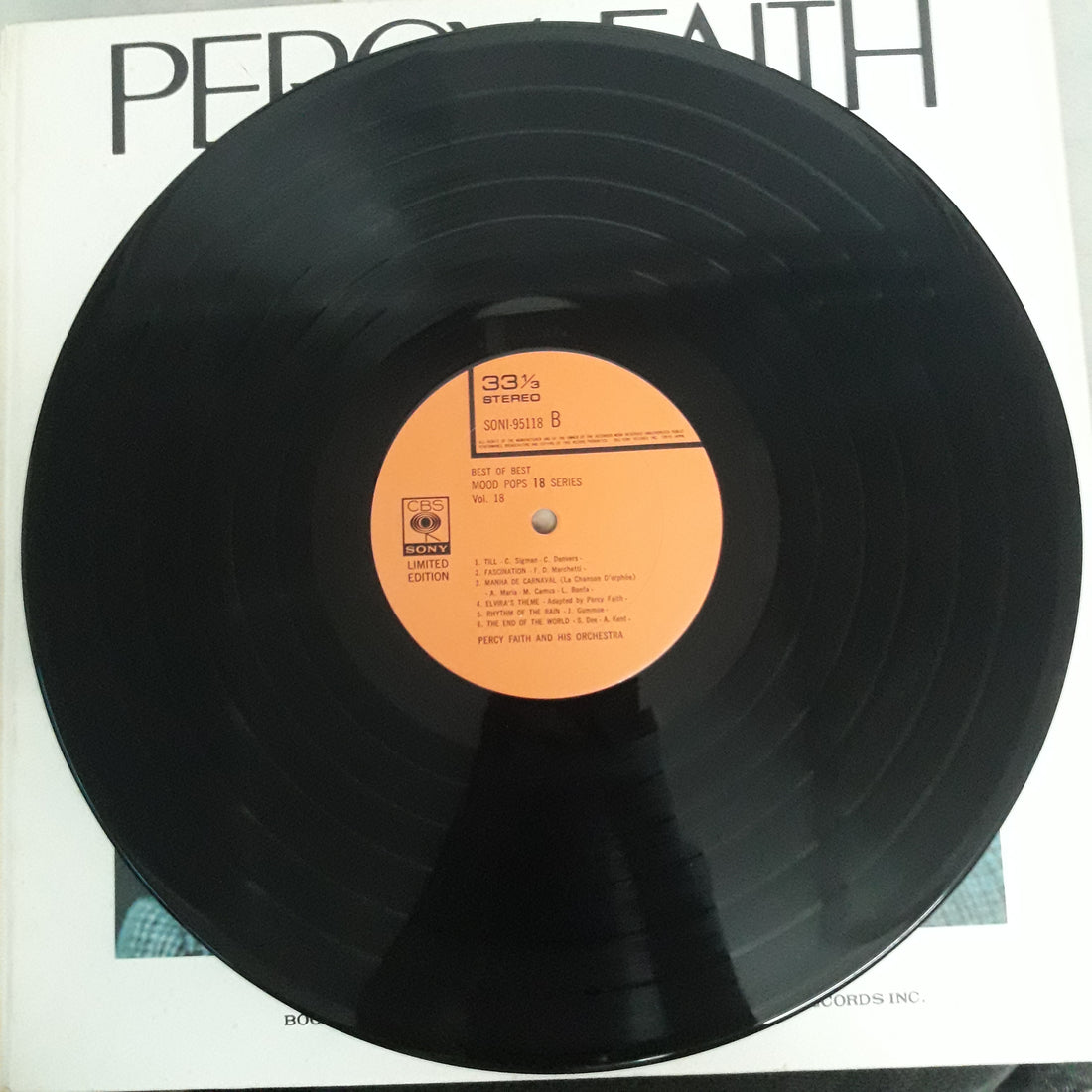 แผ่นเสียง Percy Faith - The Greatest Strings Best Of Mood Pops Vol.18 (Vinyl) (VG+)