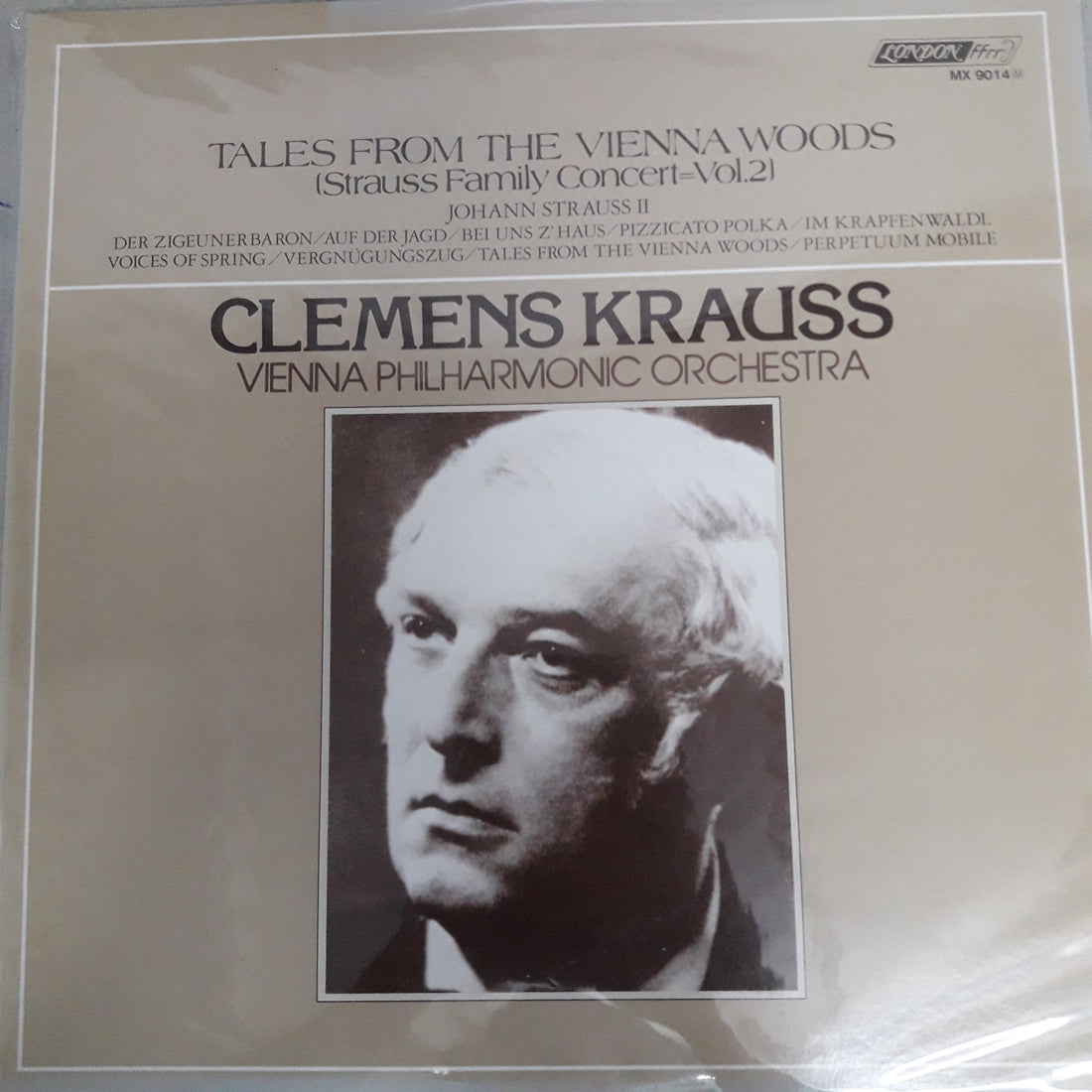 แผ่นเสียง Clemens Krauss - Village Swallows From Austria Strauss Family Cocert=Vol.3 (Vinyl)  (VG+)