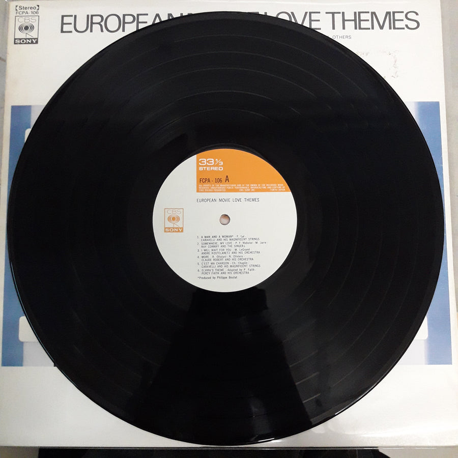 แผ่นเสียง Various - European Movie Love Themes (Vinyl) (VG+)