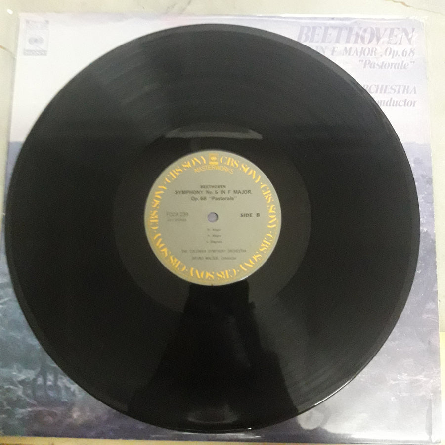 แผ่นเสียง Bruno Walter , The Columbia Symphony Orchestra - Beethoven Symphony No.6 In F Major Op.68 " Pastorale " (Vinyl) (VG+)