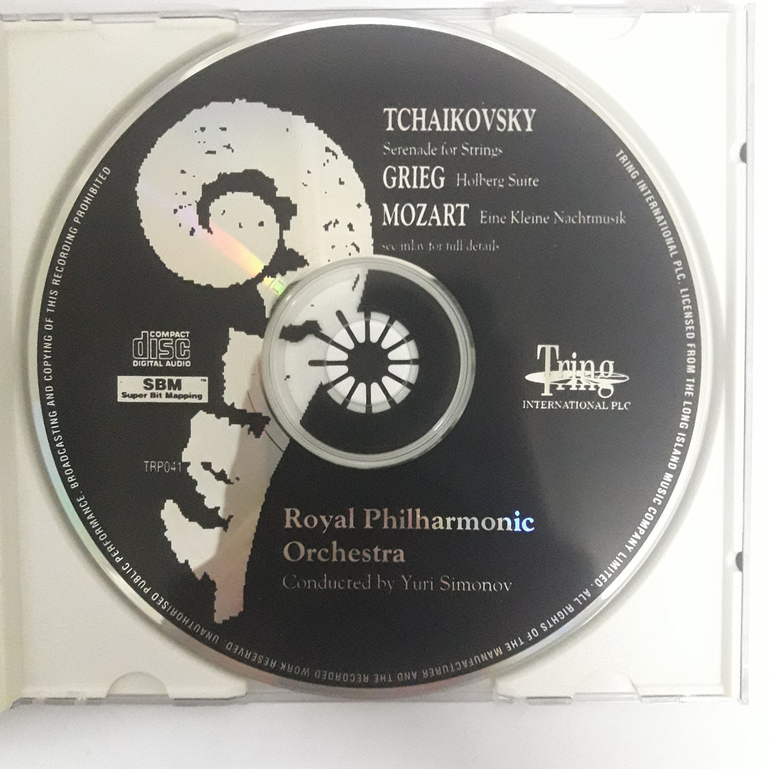 ซีดี Eine Kleine Nachtmusik, Holberg Suite, Serenade for strings - TCHAIKOVSKY/GRIEG/MOZART - The Royal Philharmonic Collection (CD) (VG+)