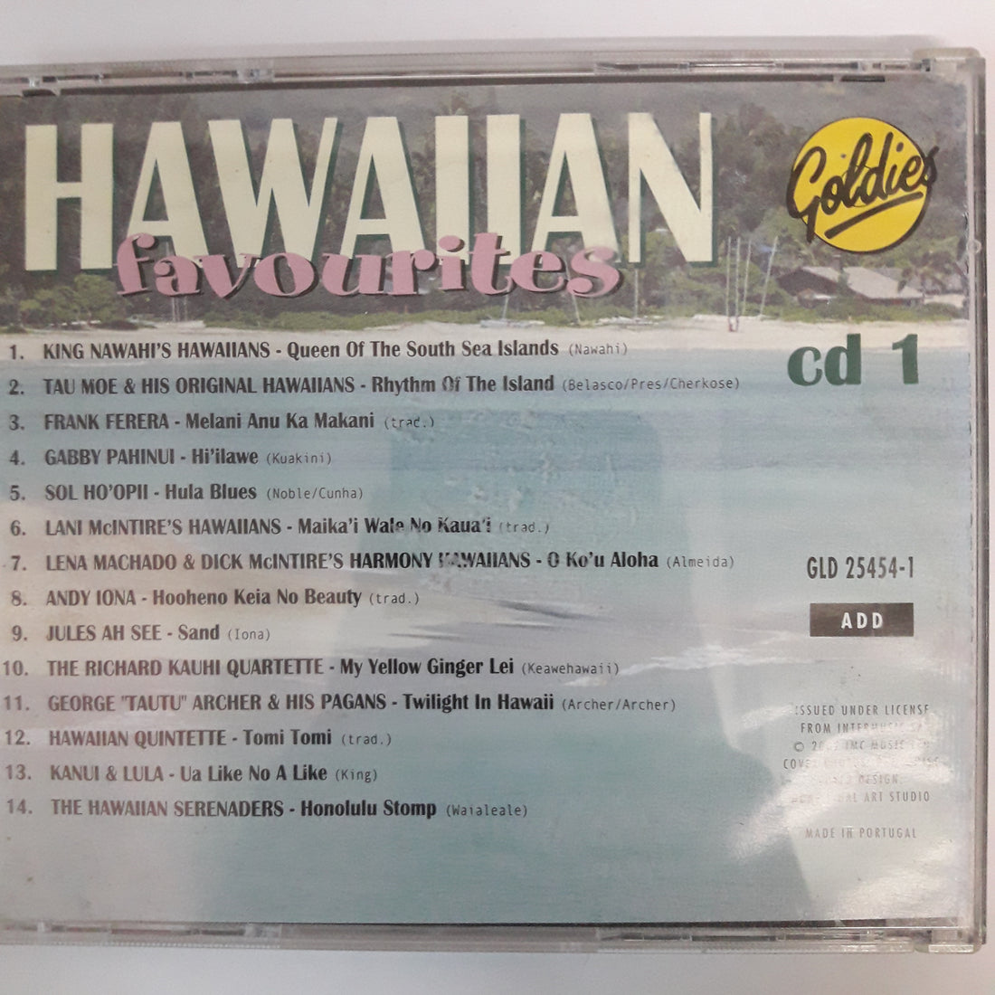 ซีดี Various - Hawaiian Favourites (CD) (VG)