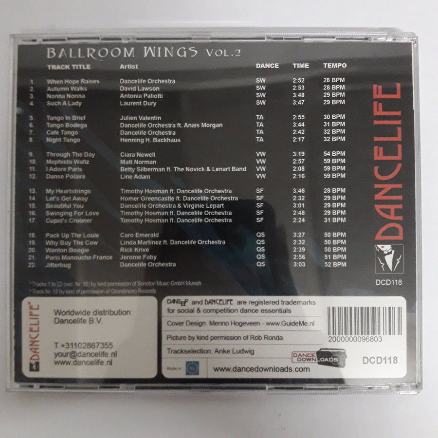 ซีดี Various - Ballroom Wings Vol.2 (CD) (VG+)