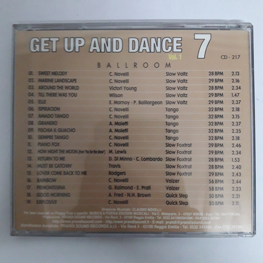 ซีดี Various - Get Up And Dance 7 Ballroom Vol.1 (CD) (VG+)