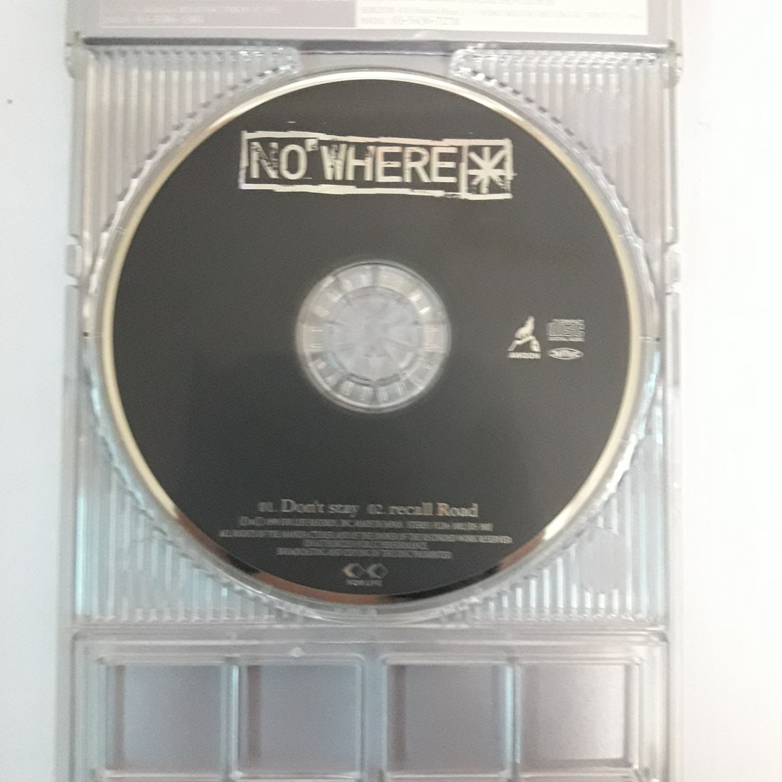 ซีดี No Where - Don't Stay Recall Road (CD) (VG+)