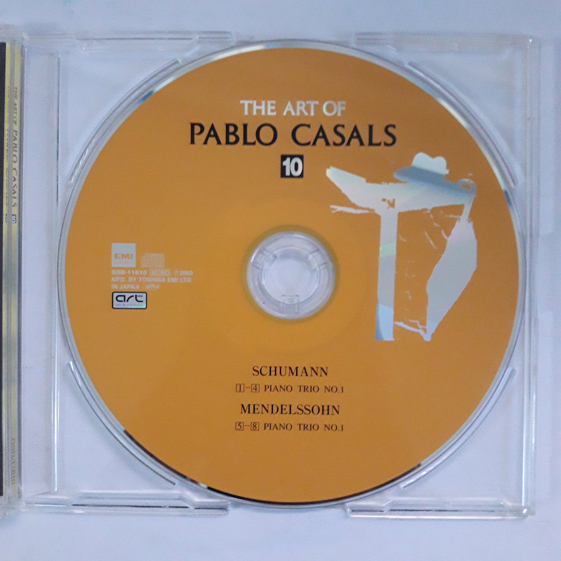 ซีดี Pablo Casals - The Art 10 (CD) (VG+)