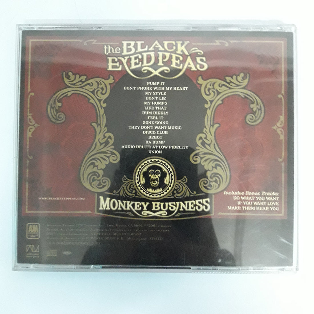 ซีดี The Black Eyed Peas - Monkey Business (CD) (VG)