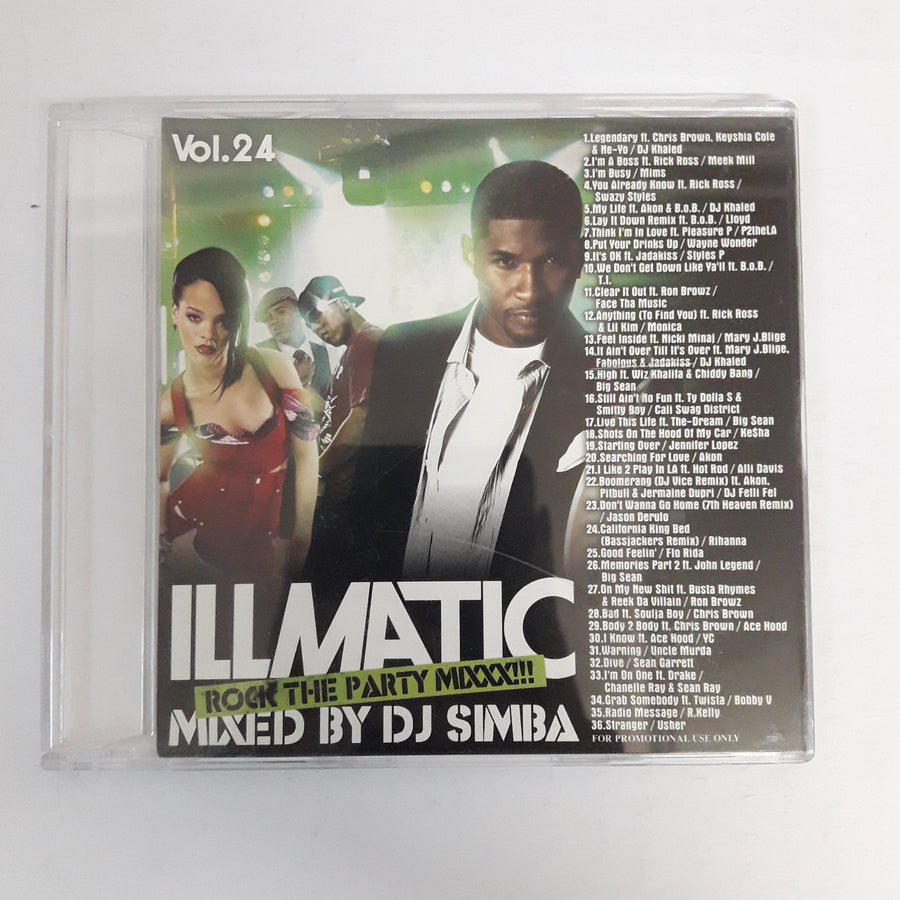 ซีดี Various - ILLMATIC Rock The Party Mixxx Vol.24 (CD) (VG+)