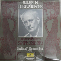 แผ่นเสียง Johannes Brahms – Wilhelm Furtwängler, Berliner Philharmoniker - Symphonie Nr. 1 (Vinyl) (VG+)