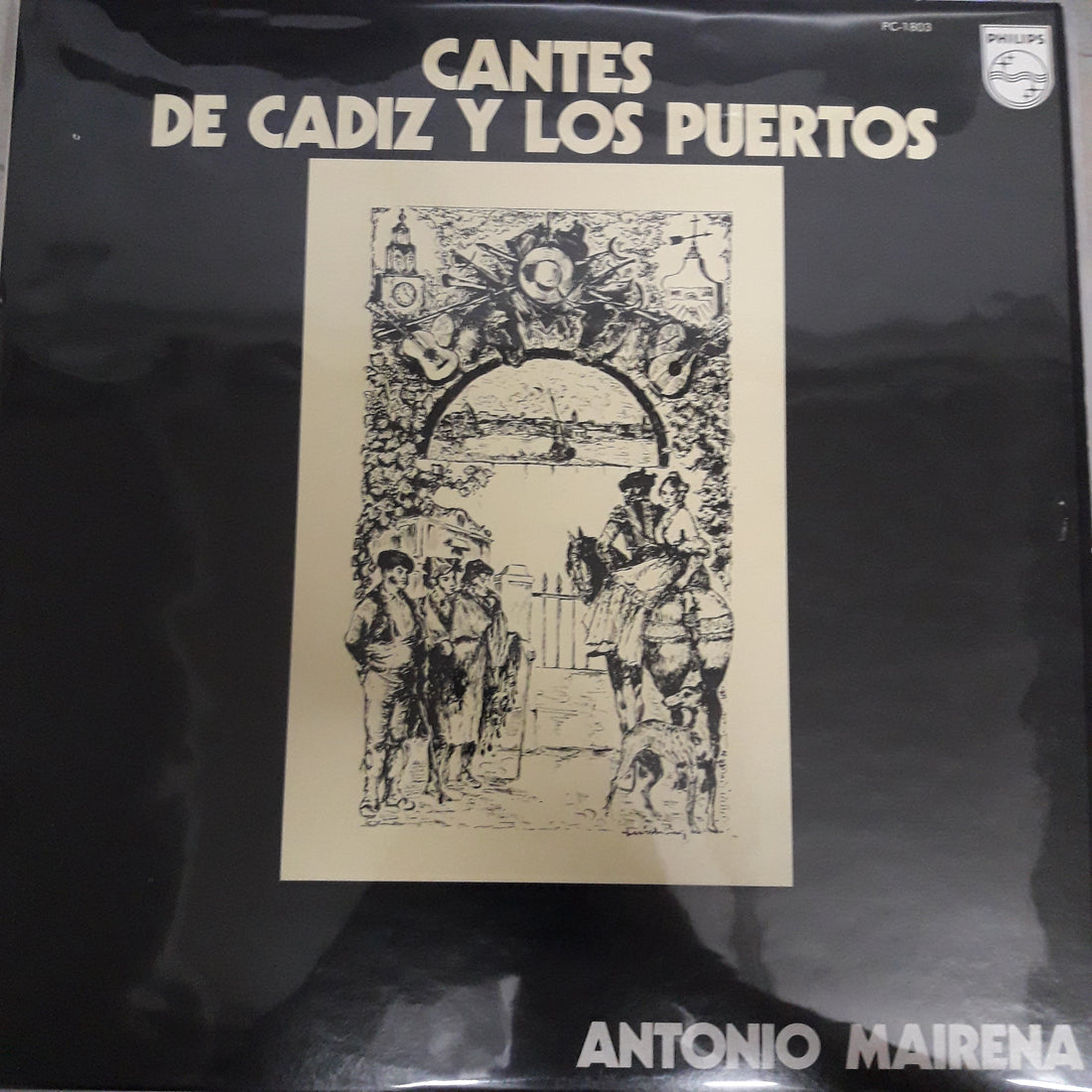 แผ่นเสียง Antonio Mairena - Cantes De Cádiz Y Los Puertos (Vinyl) (VG+)