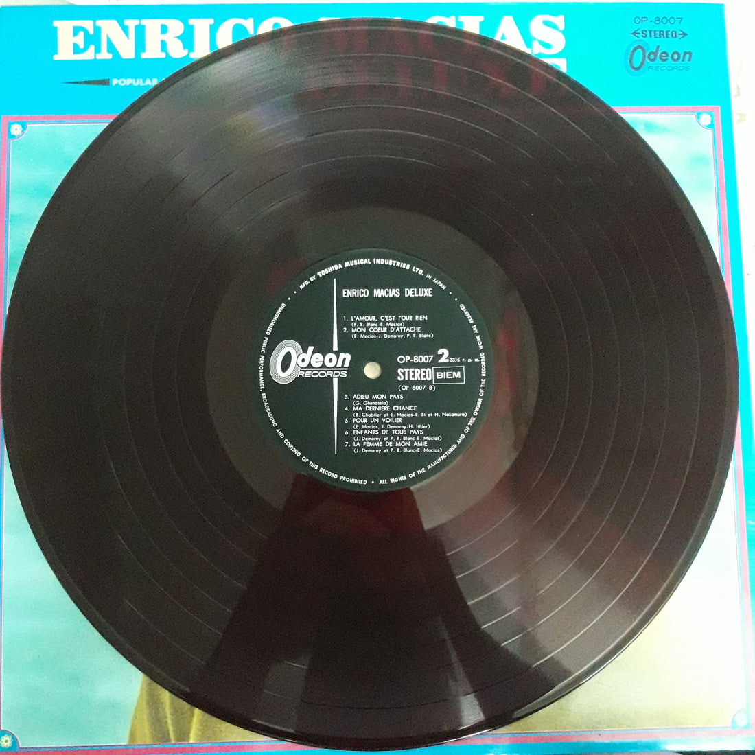 แผ่นเสียง Enrico Macias - Deluxe (Vinyl) (VG+) (แผ่นสี)