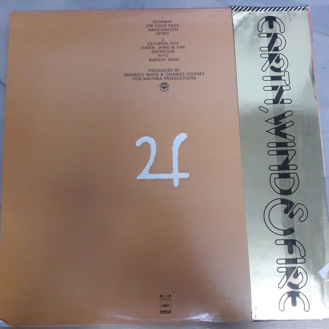 แผ่นเสียง Earth, Wind & Fire = Earth, Wind & Fire - Spirit = 魂 スピリット (Vinyl) (VG+)