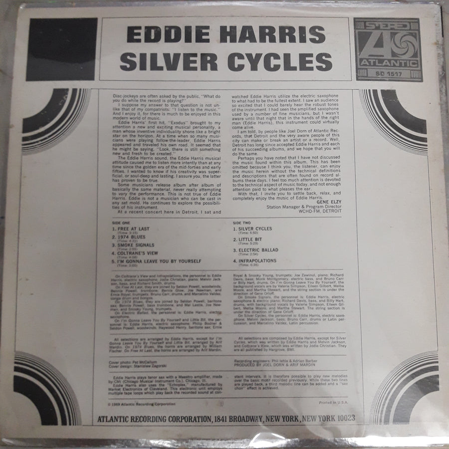 แผ่นเสียง Eddie Harris - Silver Cycles (Vinyl) (VG+)