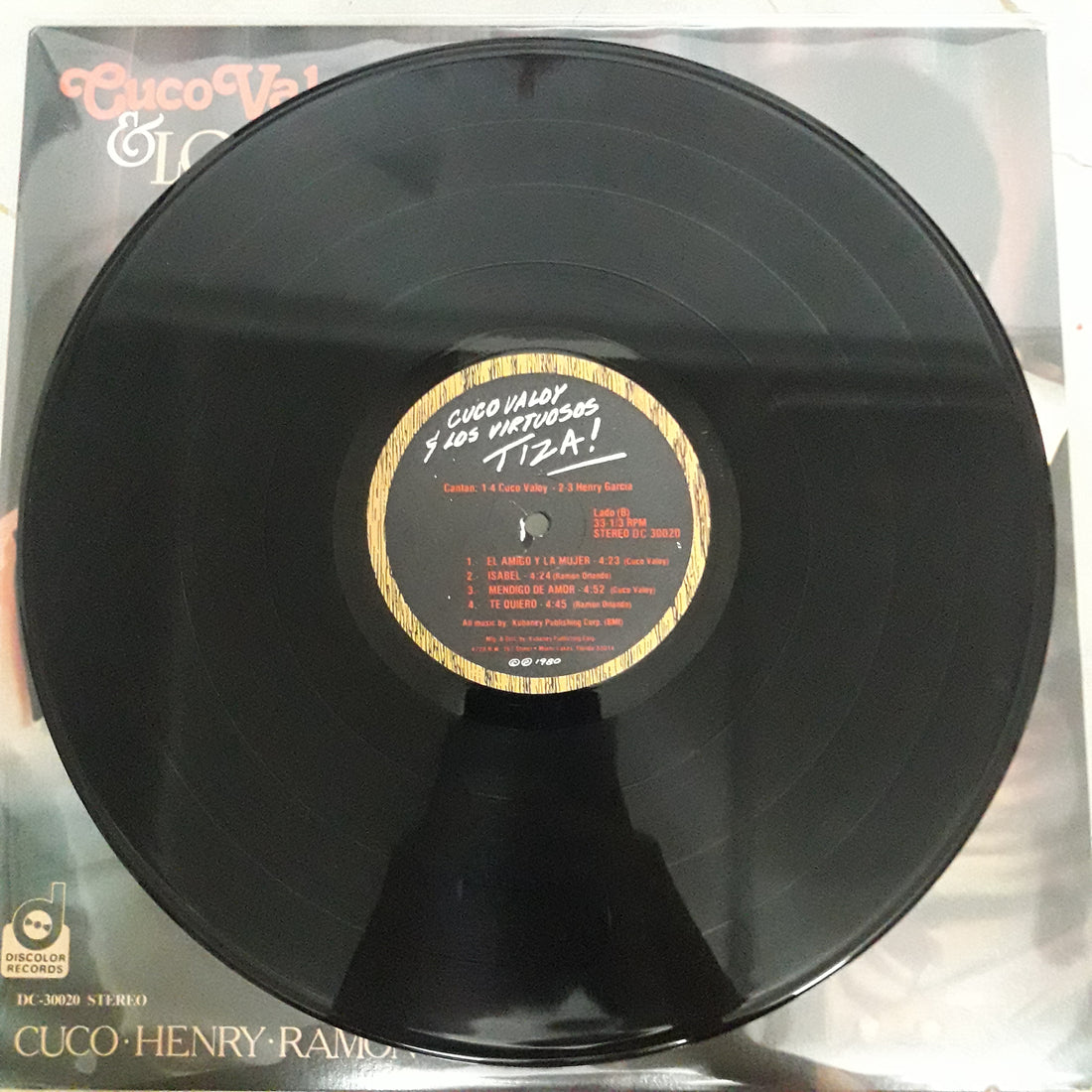 แผ่นเสียง Cuco Valoy & Los Virtuosos - Tiza! Vinyl VG+