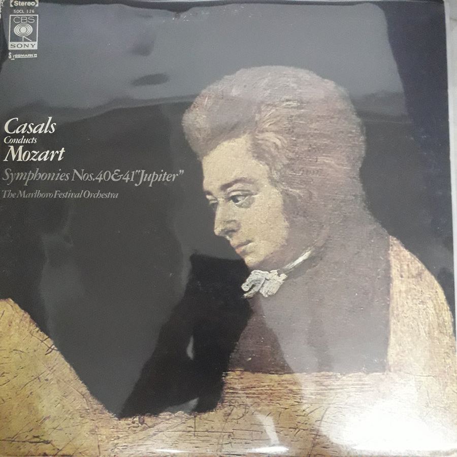 แผ่นเสียง Pablo Casals Conducts Wolfgang Amadeus Mozart, Marlboro Festival Orchestra - Symphonies No. 40 & 41 "Jupiter" (Vinyl) (VG+)