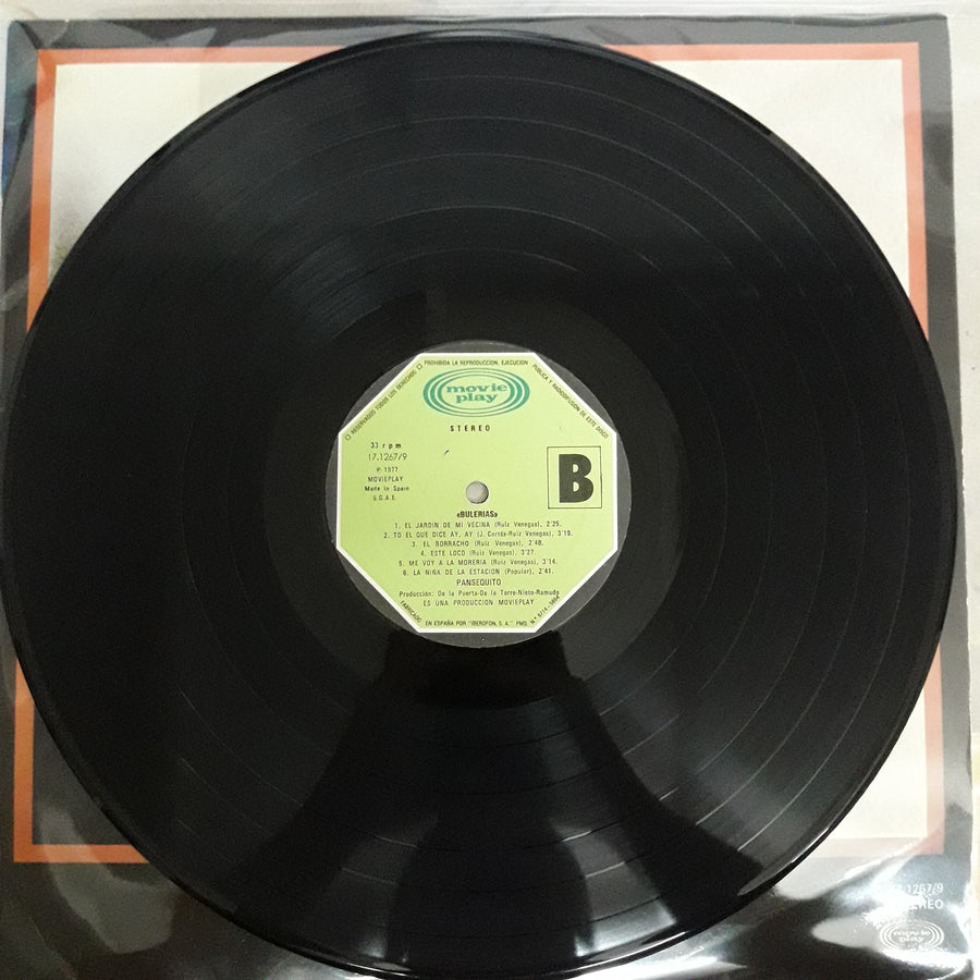 แผ่นเสียง Pansequito - Bulerías Vinyl VG+