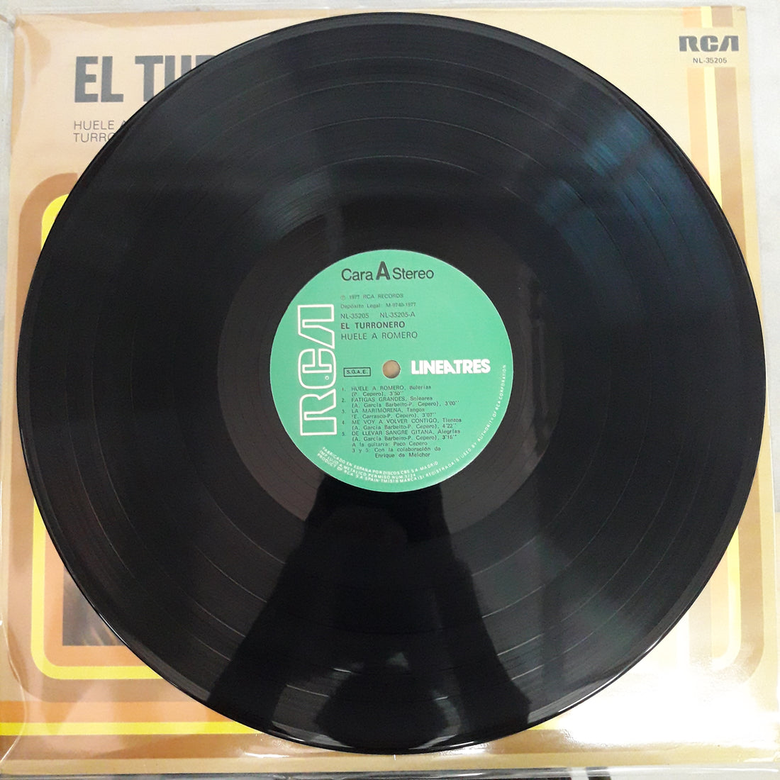 แผ่นเสียง El Turronero - Huele A Romero Vinyl VG+