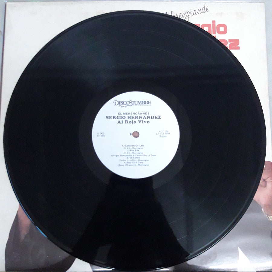 แผ่นเสียง Sergio Hernandez - El Merengrande Sergio Hernandez Al Rojo Vivo Vinyl VG+