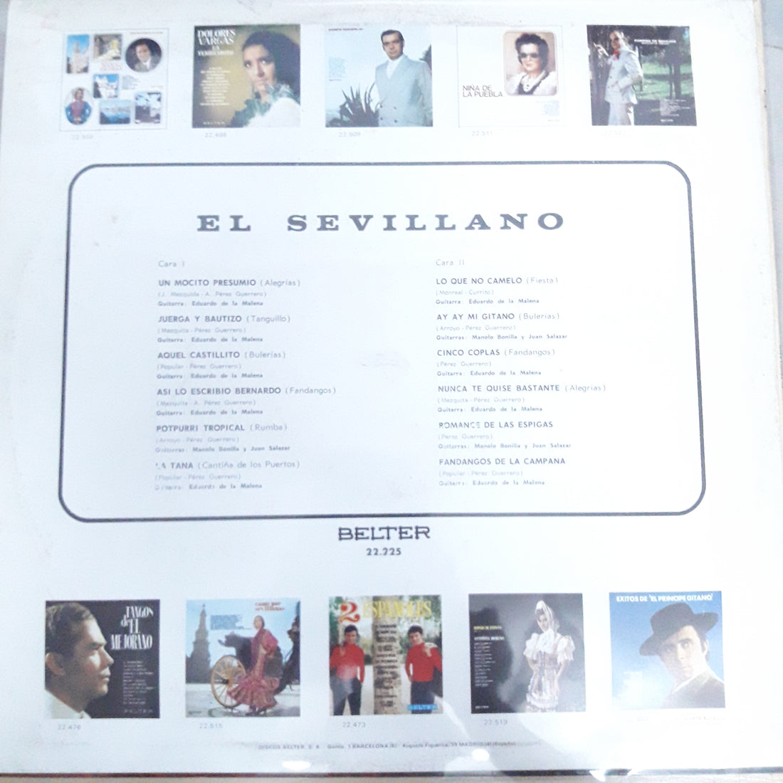 แผ่นเสียง El Sevillano - El Sevillano Vinyl VG+