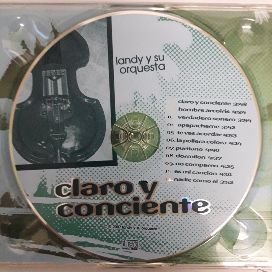 ซีดี Landy y Su Orquesta - Claro y Conciente CD VG+