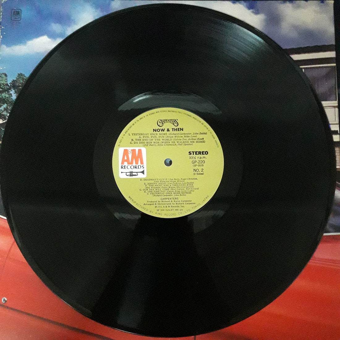 แผ่นเสียง Carpenters - Now & Then Vinyl VG+