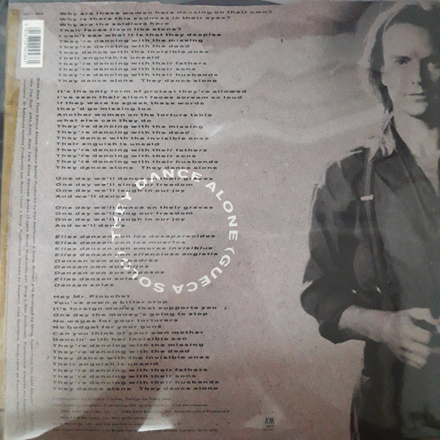 แผ่นเสียง Sting - They Dance Alone Vinyl VG+