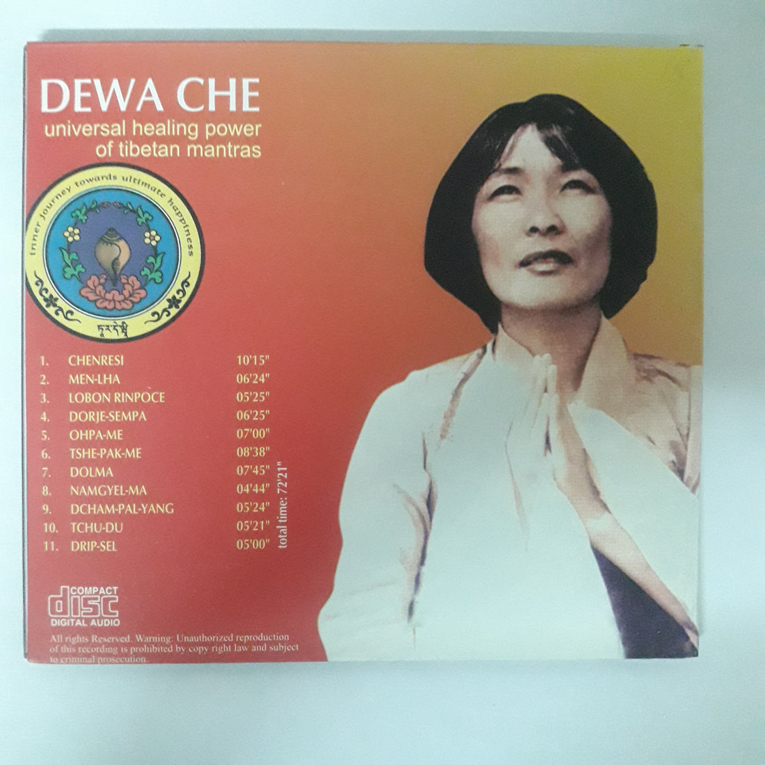 ซีดี Dechen Shak - Dagsav - Universal Healing Power Of Tibetan CD VG