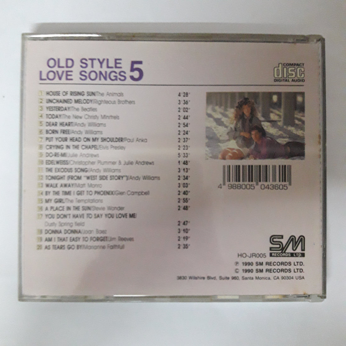 ซีดี Various - Old Style Love Songs 5 CD VG+