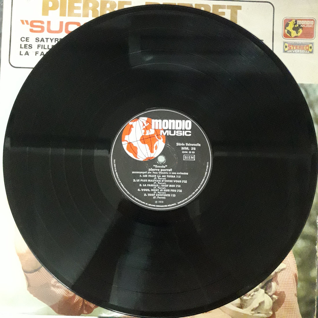 แผ่นเสียง Pierre Perret - "Succès" Vinyl VG