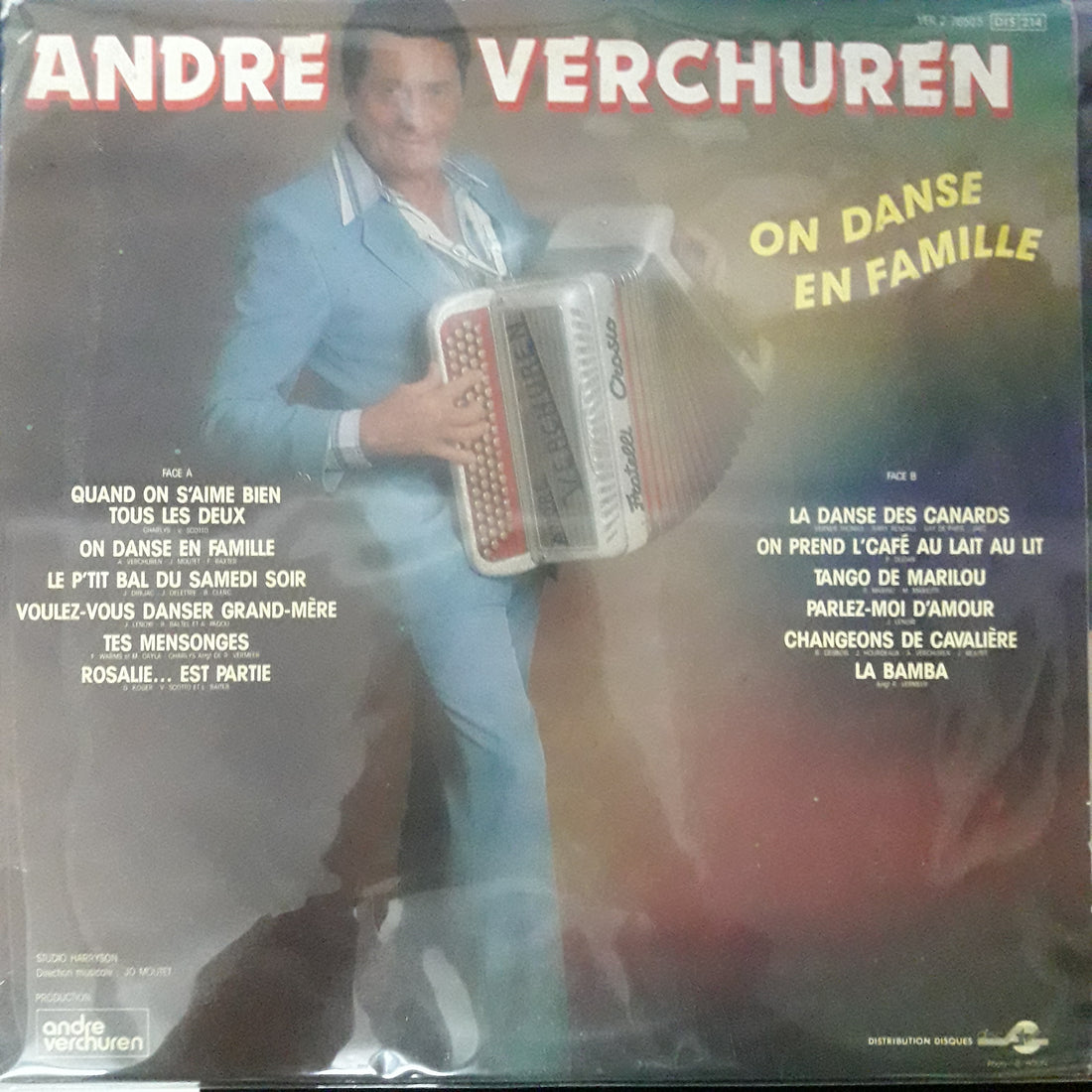 แผ่นเสียง André Verchuren - On Danse En Famille Vinyl VG+