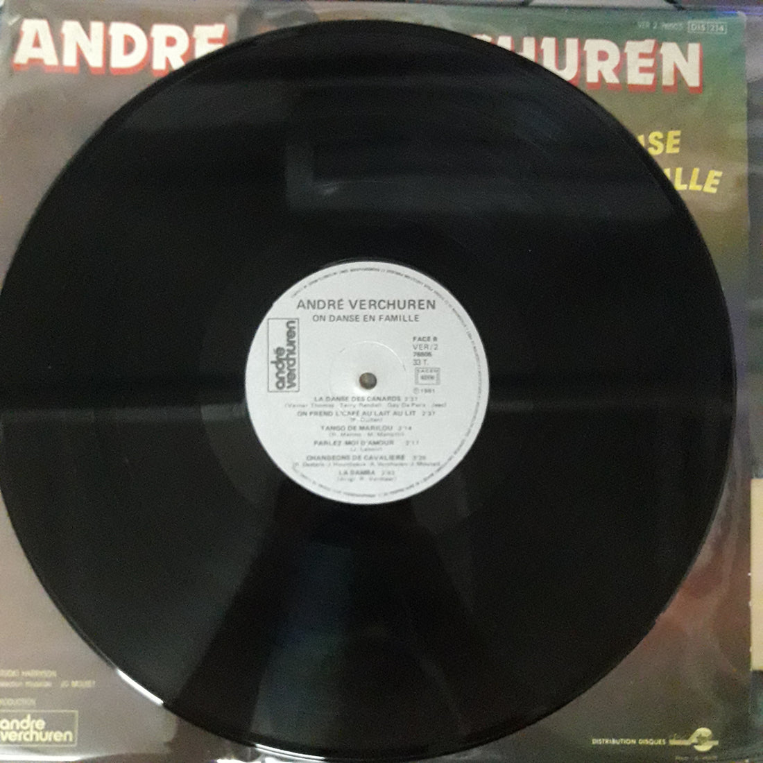 แผ่นเสียง André Verchuren - On Danse En Famille Vinyl VG+