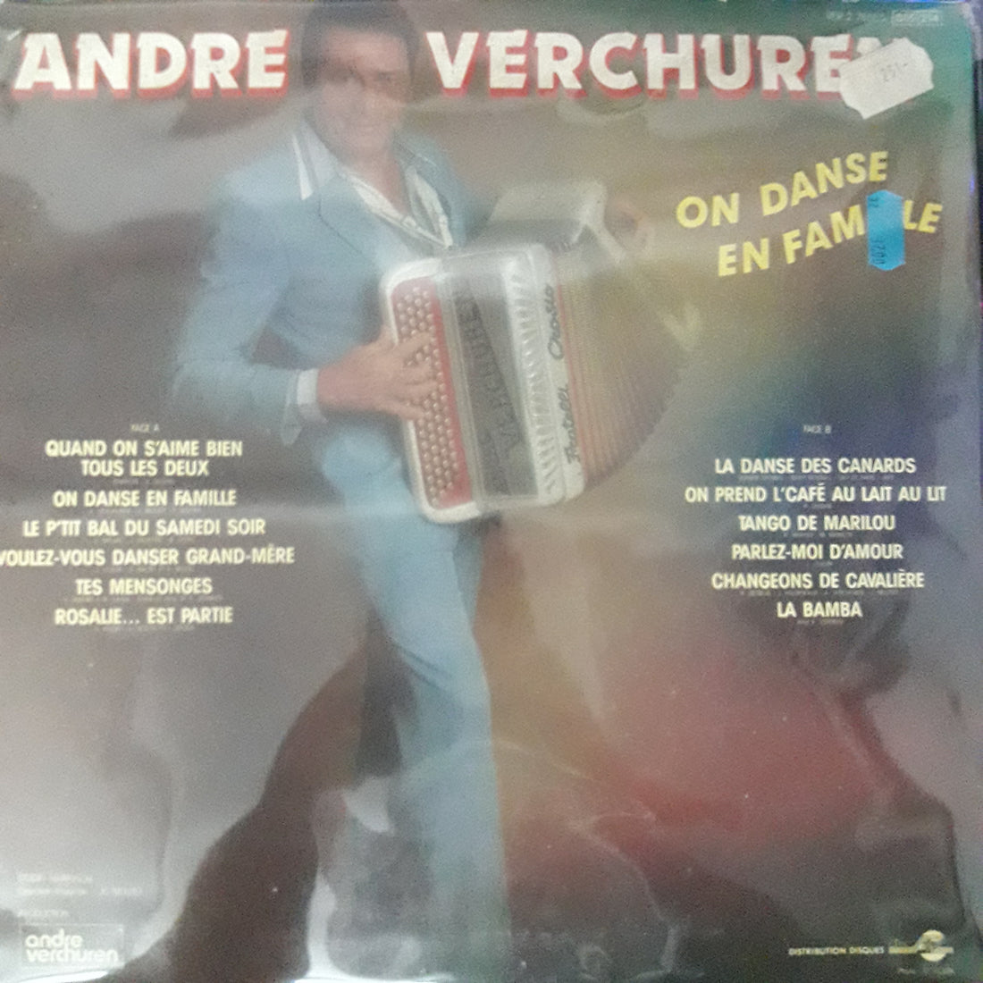 แผ่นเสียง André Verchuren - On Danse En Famille Vinyl VG+