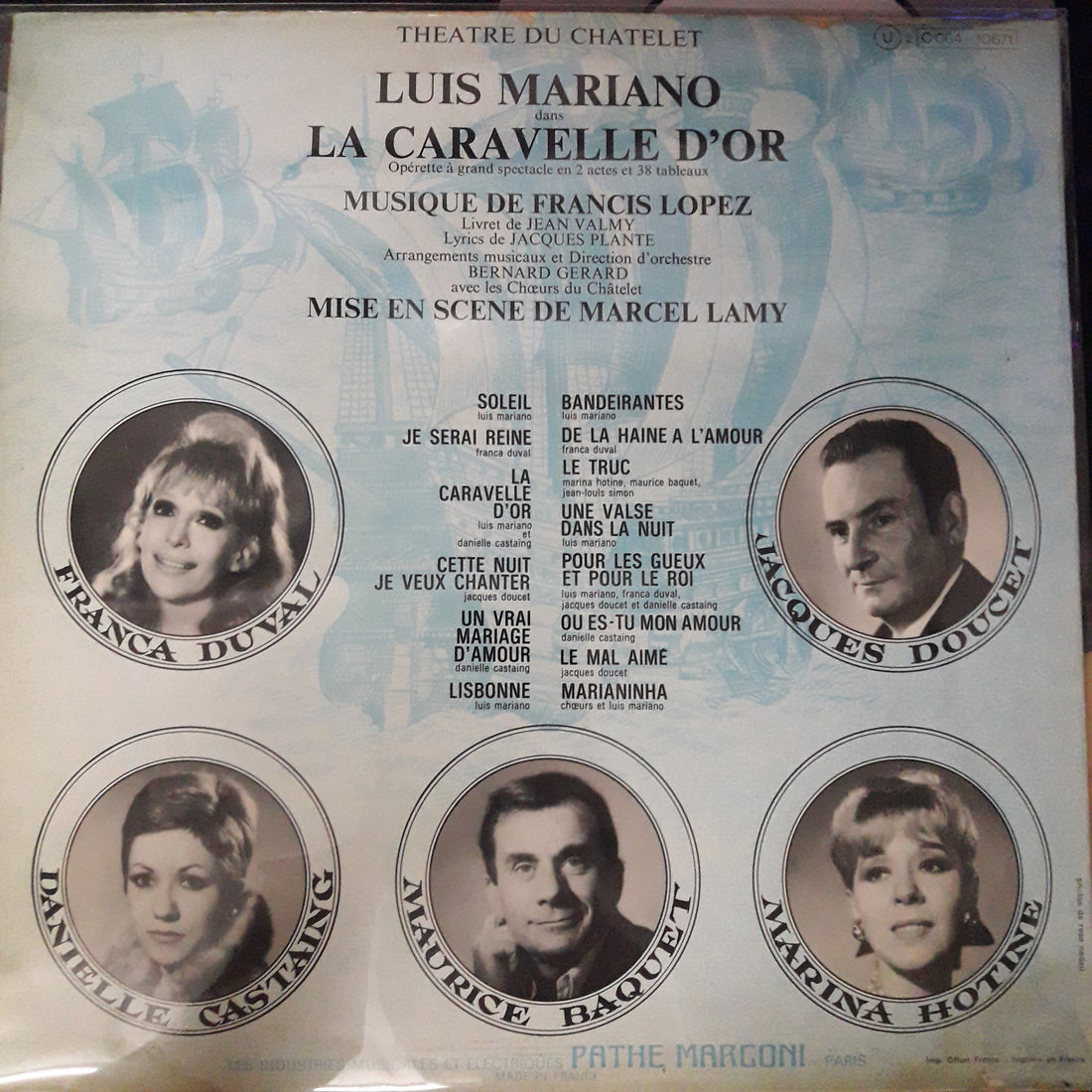 แผ่นเสียง Luis Mariano - La Caravelle D'Or Vinyl VG+