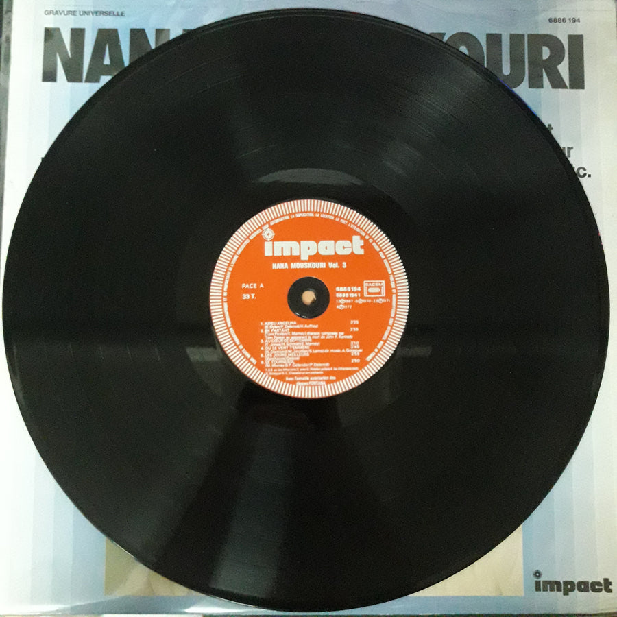 แผ่นเสียง Nana Mouskouri - Nana Mouskouri Volume 3 Vinyl VG+