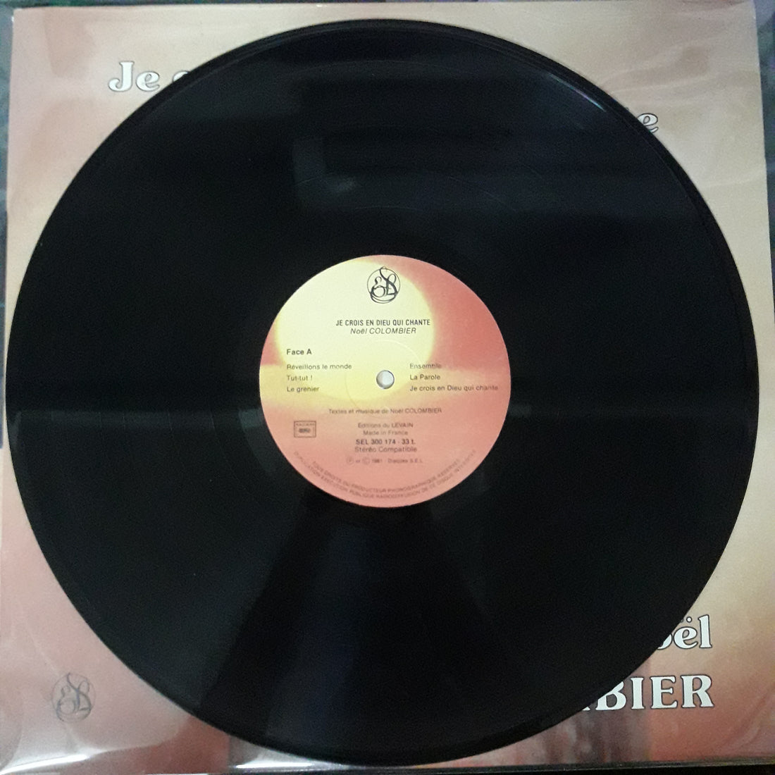 แผ่นเสียง Noël Colombier - Je Crois En Dieu Qui Chante Vinyl VG+