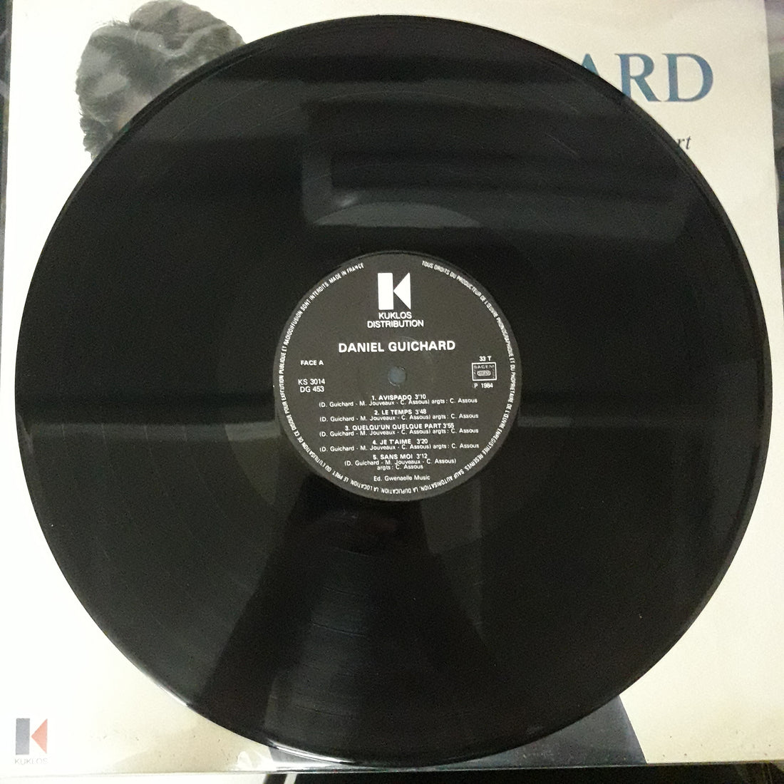 แผ่นเสียง Daniel Guichard - Ballade Pour Un Enfant Qui Dort Vinyl VG+